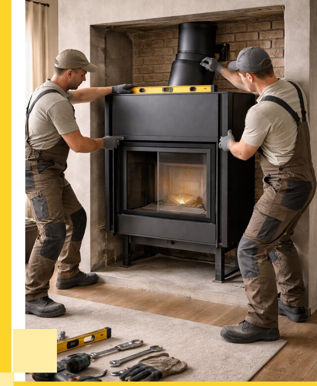 Установка каминных топок в Стрежевом под ключ от 18351 р. | ЭриданСтж