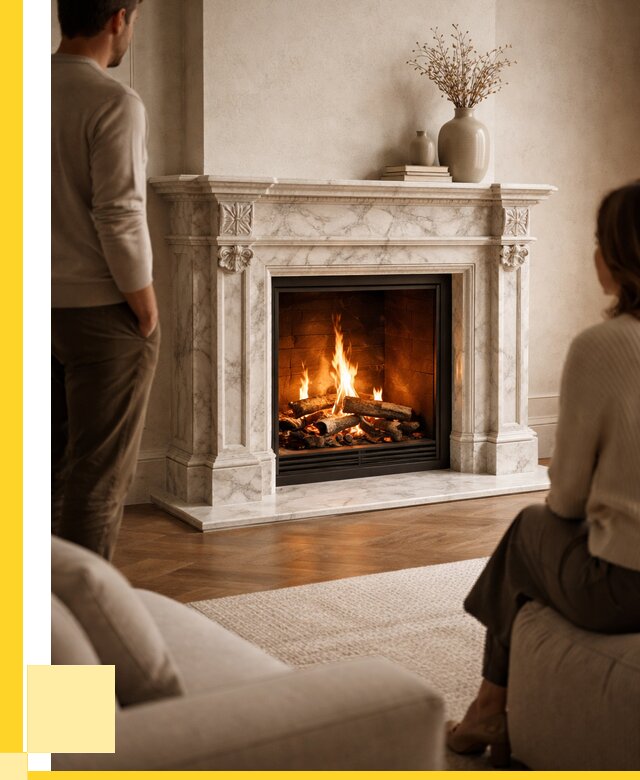 Мраморные камины под ключ в Стрежевом от 254875 р. | ЭриданСтж