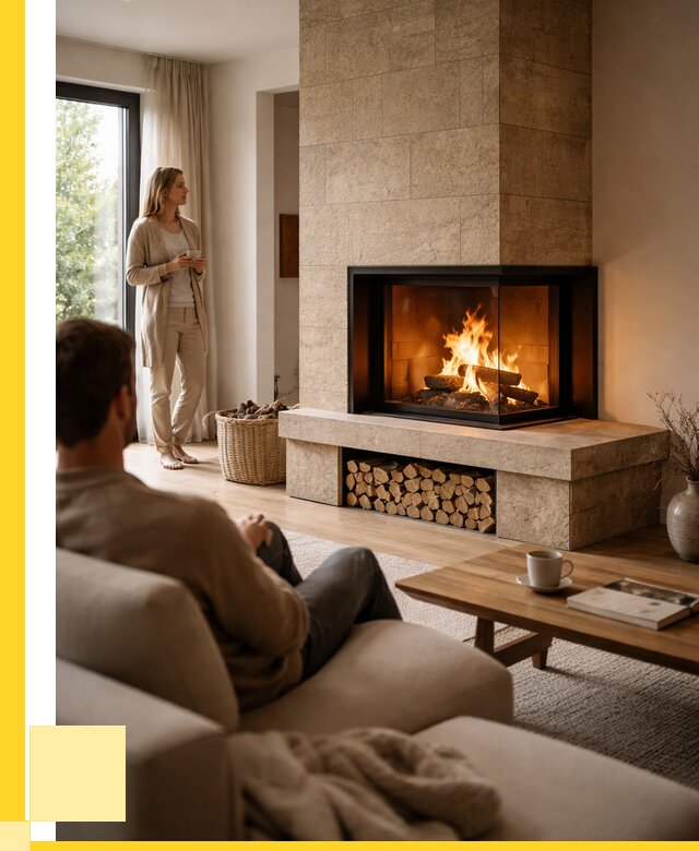 Угловые камины из кирпича установка в Стрежевом от 152925 р. ЭриданСтж