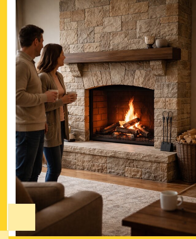 Каменные камины на заказ в Стрежевом от 183510 р. | ЭриданСтж