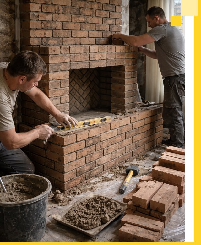 Изготовление и установка кирпичных каминов в Стрежевом