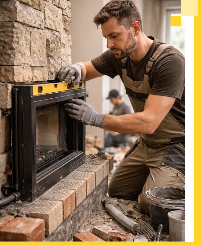 Дровяные камины под ключ в Стрежевом: монтаж, обустройство