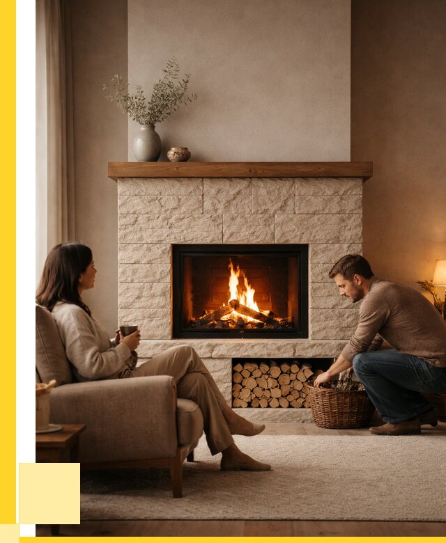 Камины для дома в Стрежевом под ключ от 152925 р. | ЭриданСтж