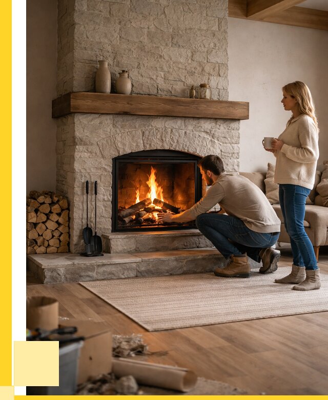 Камины для загородного дома в Стрежевом от 356825 р., ЭриданСтж