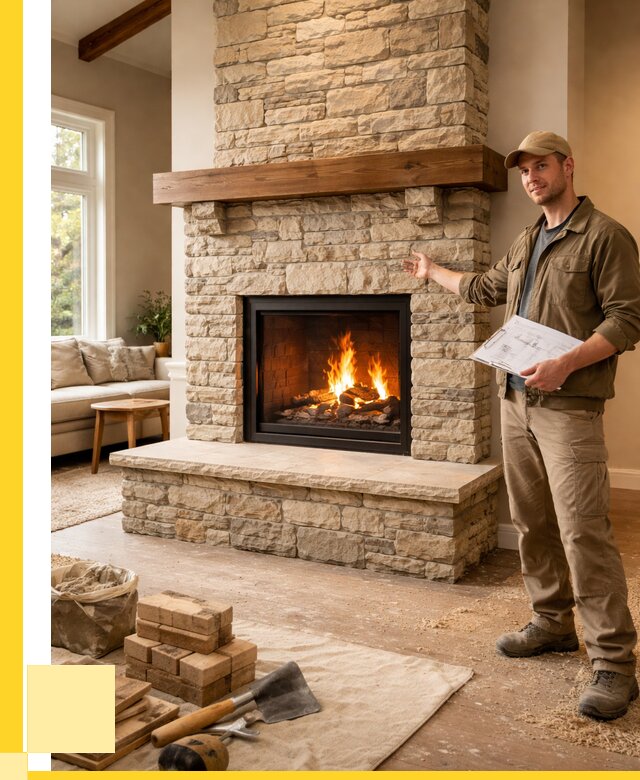 Камины под ключ в Стрежевом от 183510 р. | ЭриданСтж — установка