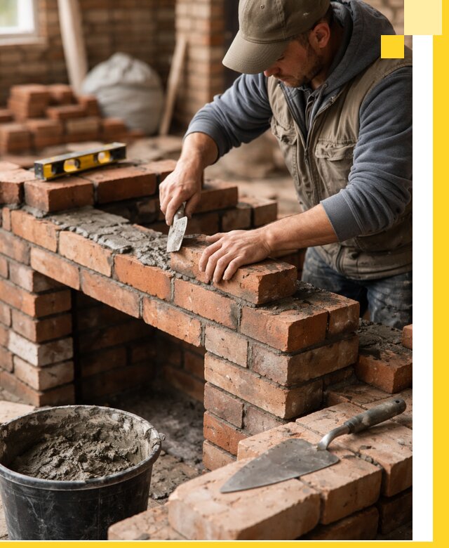 Кладка каминов под ключ в Стрежевом профессиональная отделка и монтаж