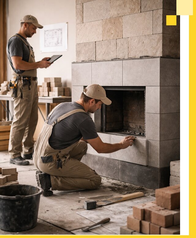 Индивидуальные проекты каминов и каминных систем в Стрежевом