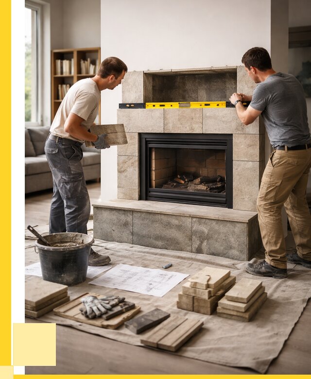 Монтаж каминов и установка в Стрежевом от 45878 р. | ЭриданСтж