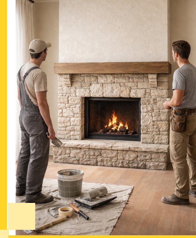 Отделка каминов в Стрежевом от 6627 р. под ключ | ЭриданСтж