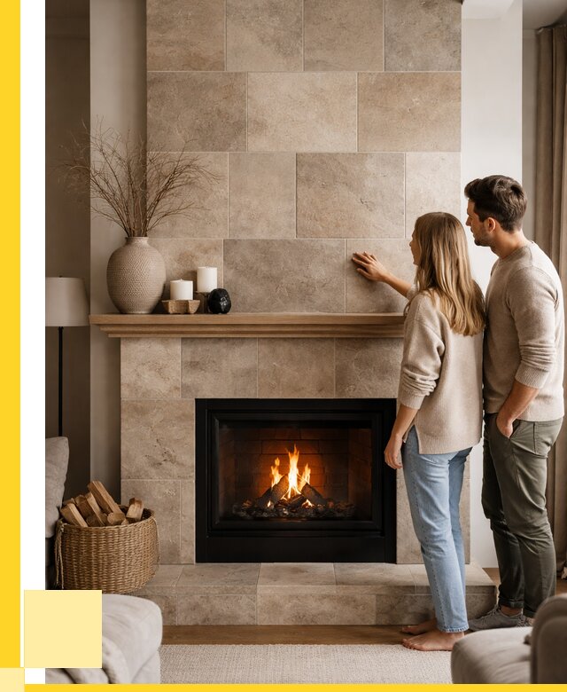 Облицовка каминов керамогранитом в Стрежевом от 4588 р. | ЭриданСтж