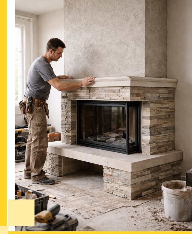 Изготовление каминов под ключ в Стрежевом от 152925 р. | ЭриданСтж