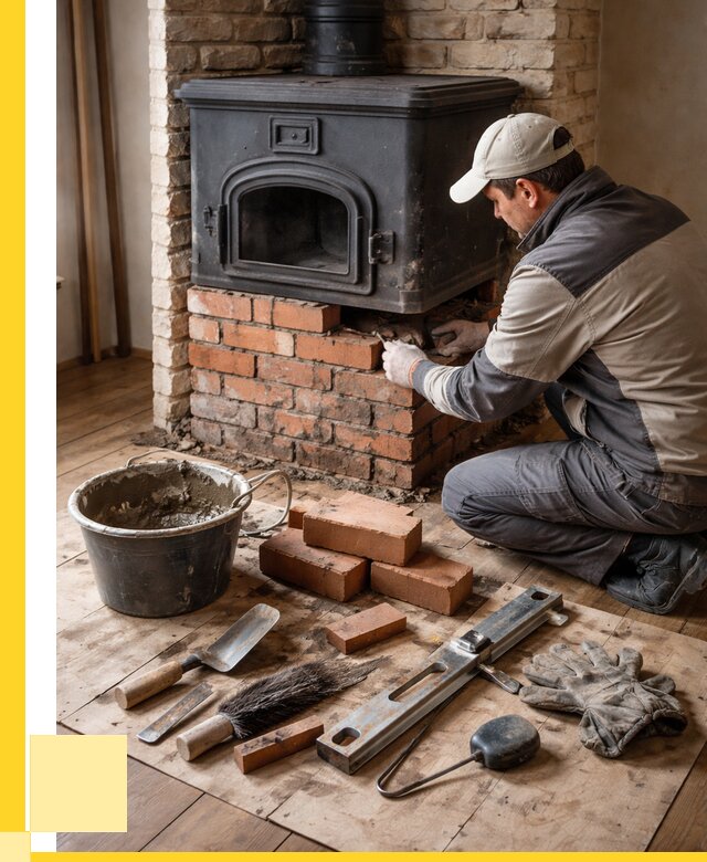 Ремонт печей в Стрежевом от 12234 р., услуги печника ЭриданСтж