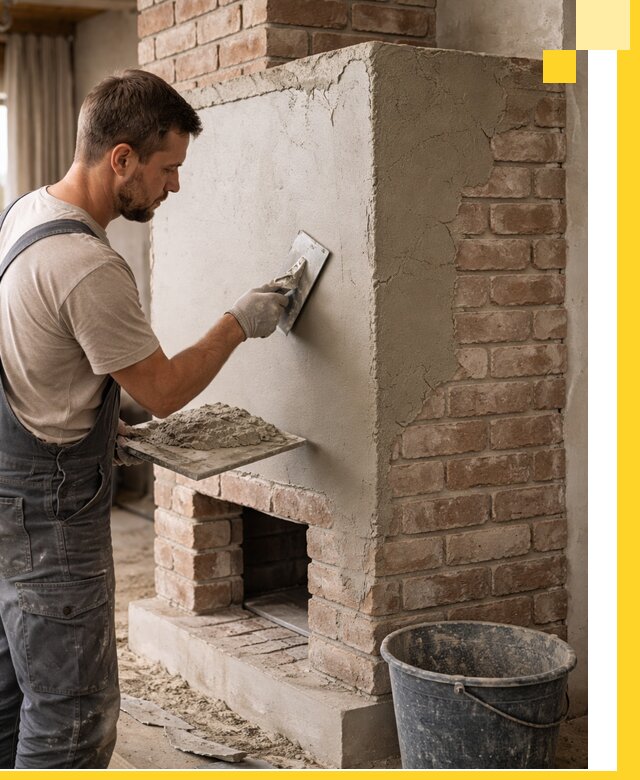 Отделка печей и облицовка каминов в Стрежевом под ключ