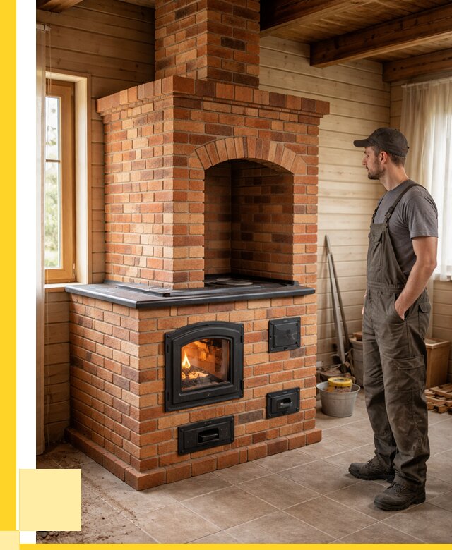 Кирпичные печи в Стрежевом: купить от 152925 р. | ЭриданСтж
