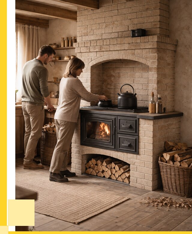 Печи с плитой в Стрежевом от 45878 р. | ЭриданСтж — кирпичная печь