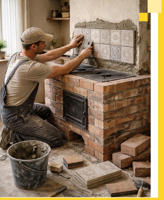 Печи с плитой на заказ монтаж гарантия и сервис в Стрежевом