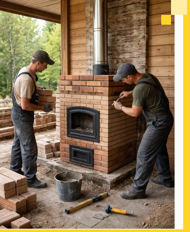 Производство и установка дачных печей под ключ в Стрежевом