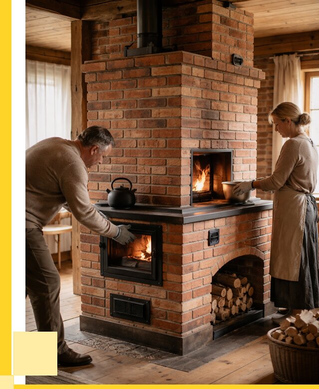 Печи для загородного дома под ключ в Стрежевом от 81560 р. | ЭриданСтж