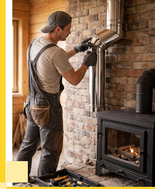 Монтаж дымоходов для печей в Стрежевом от 7646 р. | ЭриданСтж