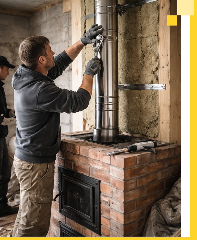 Изготовление и монтаж печей и дымоходов под ключ в Стрежевом
