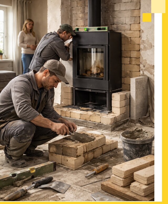 Печи и камины под ключ: проект, установка в Стрежевом