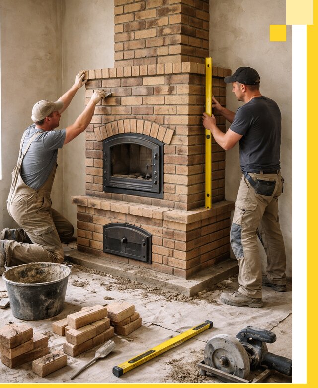 Продажа и установка печей и каминов для дома под ключ в Стрежевом