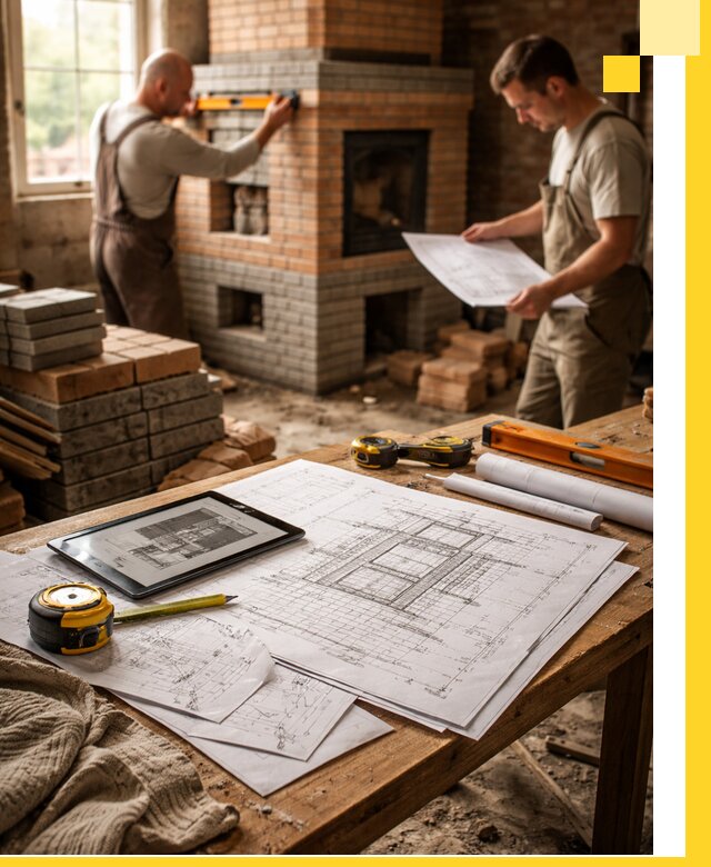 Проекты печей и каминов с индивидуальным дизайном в Стрежевом