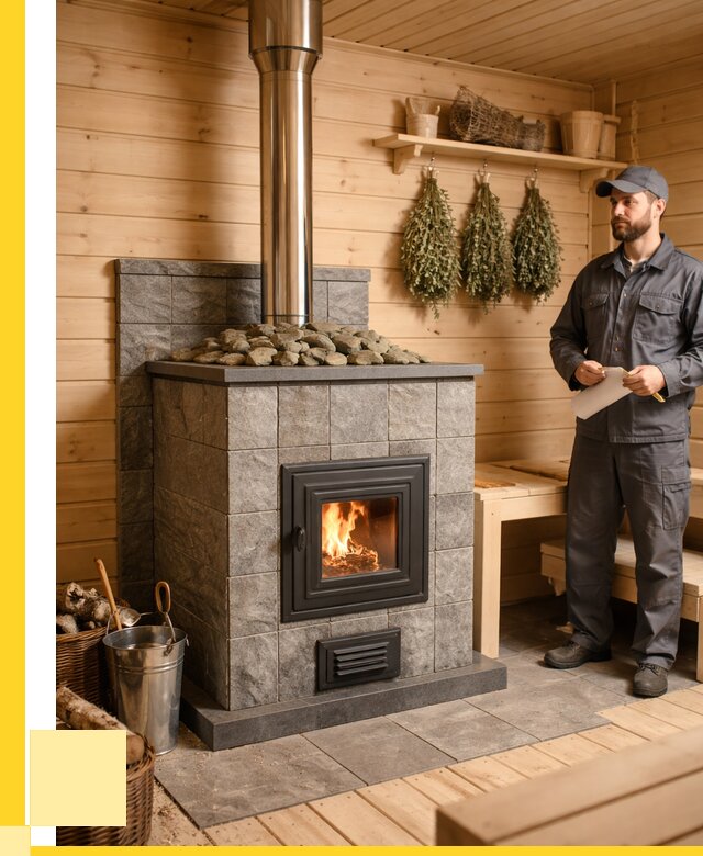 Печи для бани под ключ в Стрежевом от 122340 р. | ЭриданСтж