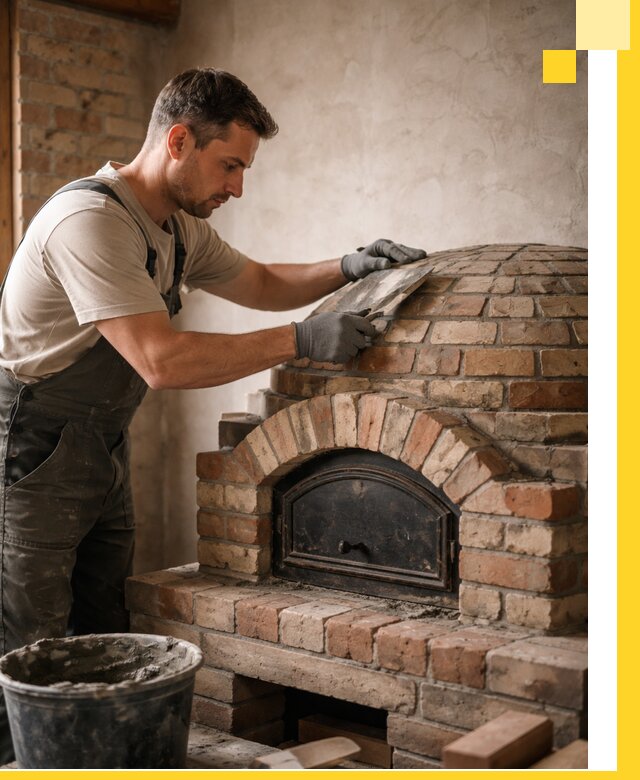 Изготовление и монтаж помпейских печей на заказ в Стрежевом