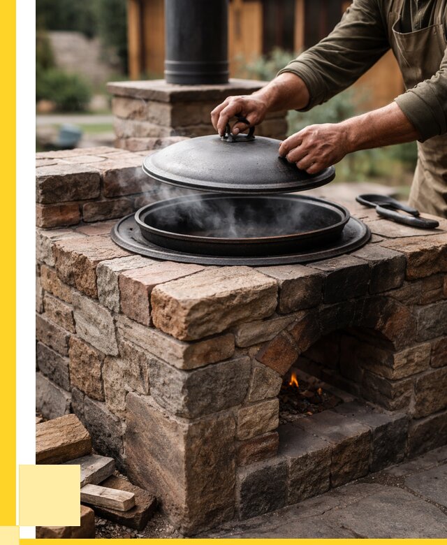 Печи для казана в Стрежевом по цене от 18351 р. | ЭриданСтж