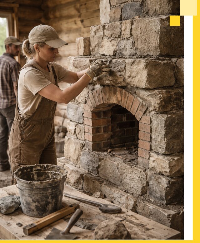 Каменные печи на заказ и монтаж в Стрежевом, долговечные решения