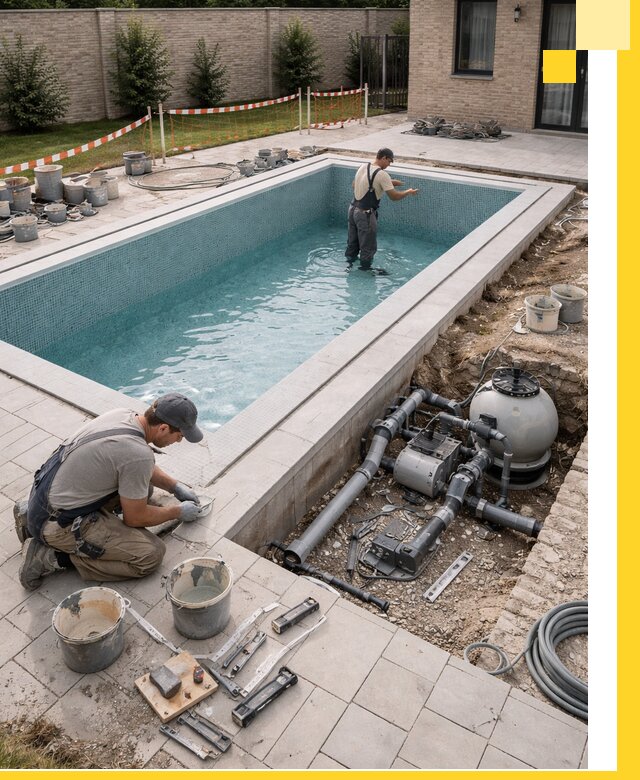 Строительство бассейнов под ключ в Стрежевом: проекты и монтаж