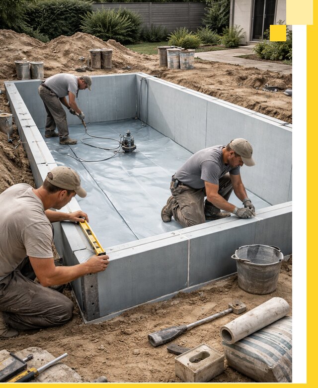 Профессиональный монтаж бассейнов под ключ в Стрежевом с гарантией