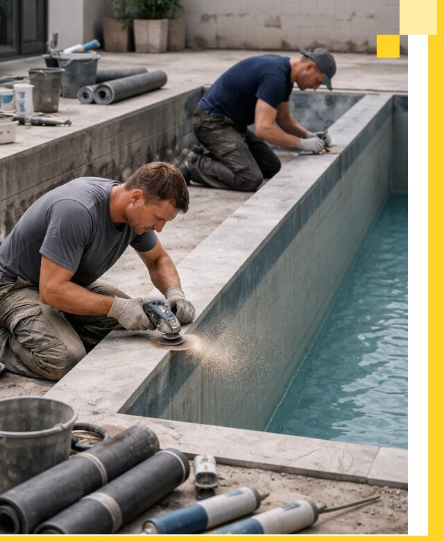 Профессиональный ремонт бассейнов под ключ в Стрежевом