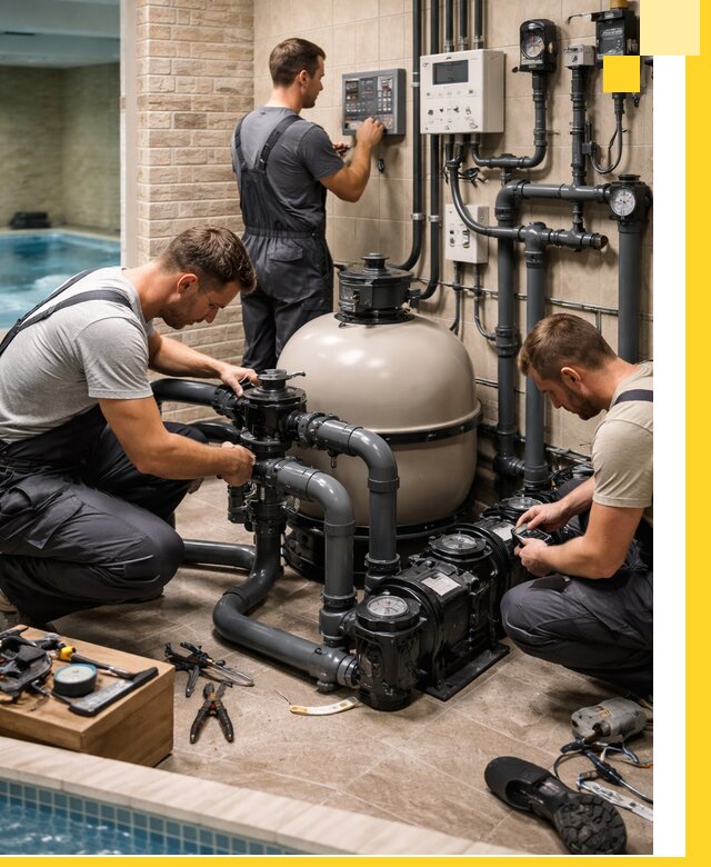 Комплексное оборудование для бассейнов под ключ в Стрежевом