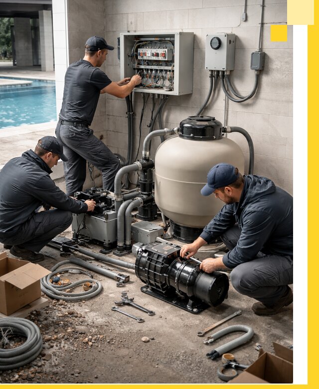 Профессиональный монтаж оборудования для бассейнов в Стрежевом