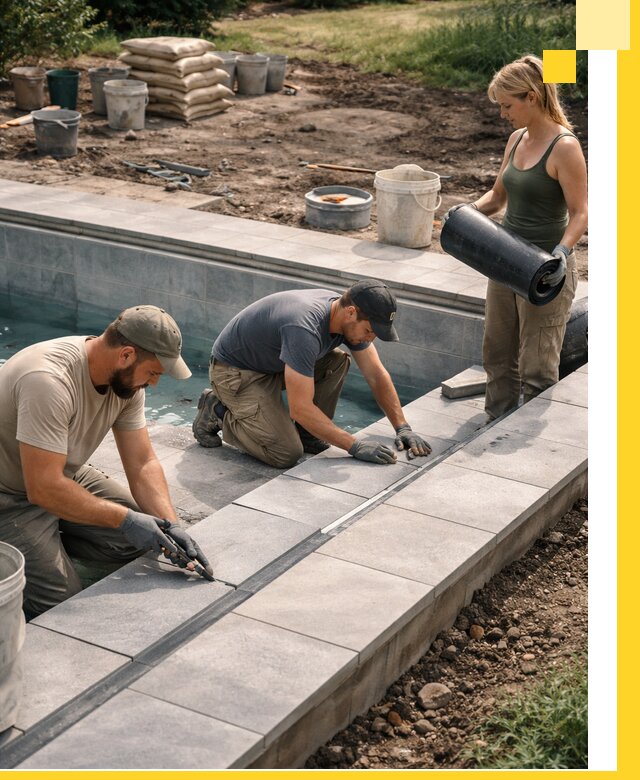 Строительство и монтаж уличных бассейнов под ключ в Стрежевом