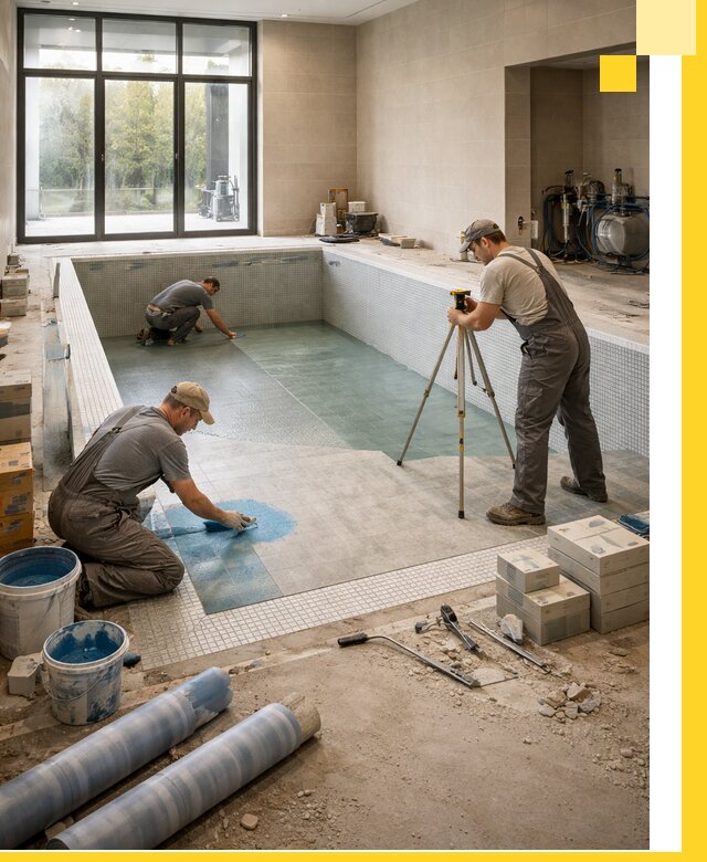 Проект и строительство закрытых бассейнов в Стрежевом под ключ