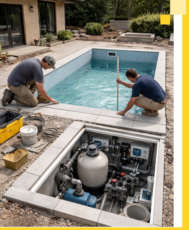 Строительство качественных домашних бассейнов под ключ в Стрежевом