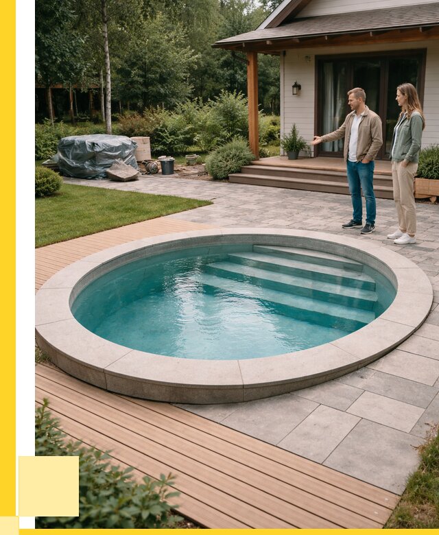 Бассейн на даче под ключ в Стрежевом от 203900 р., ЭриданСтж