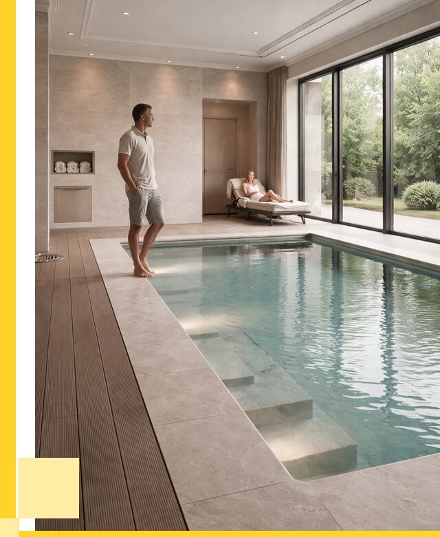 Бассейны в коттедже под ключ в Стрежевом от 1223400 р. | ЭриданСтж