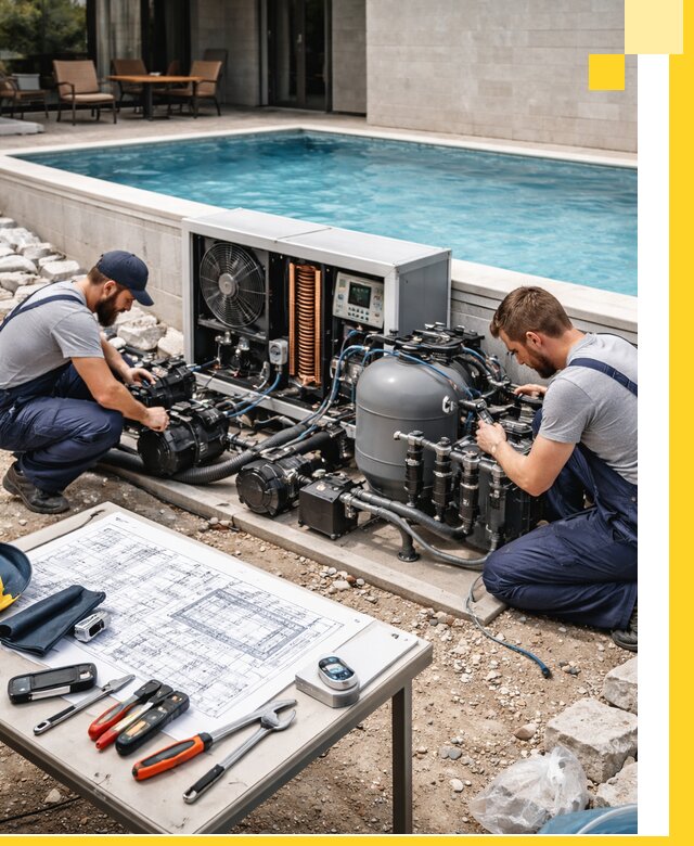 Проектирование и монтаж бассейнов с подогревом в Стрежевом