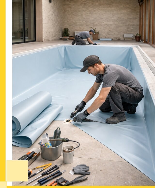 Пленка ПВХ для бассейнов в Стрежевом от 2549 р. | ЭриданСтж