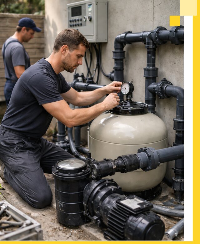 Поставка и монтаж фильтровального оборудования для бассейнов в Стрежевом