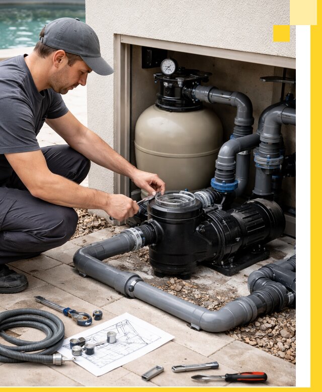 Поставка, монтаж и сервис насосов для бассейнов в Стрежевом