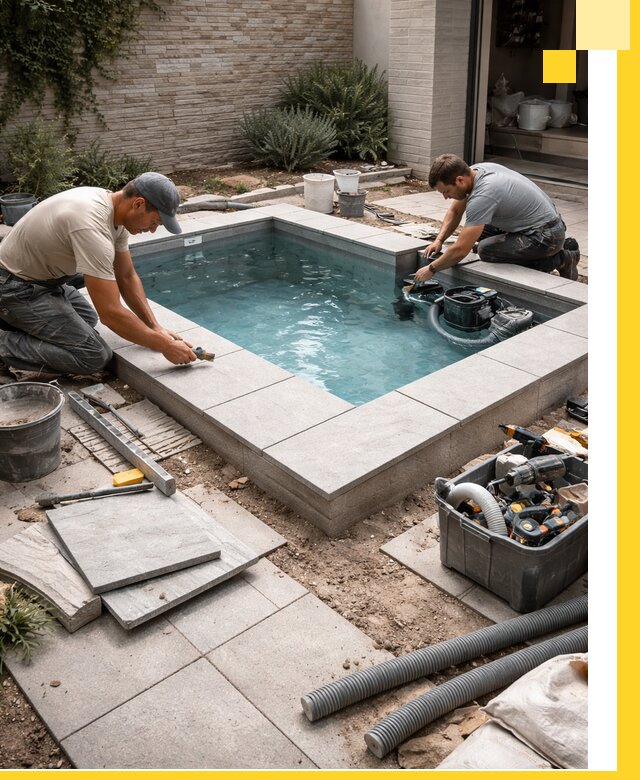 Мини бассейны под ключ в Стрежевом, дизайн и установка