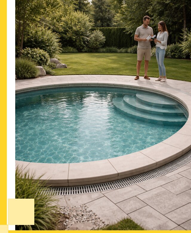 Круглые каркасные бассейны купить в Стрежевом от 254875 р. | ЭриданСтж