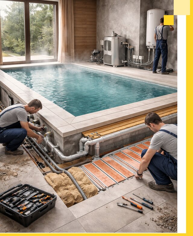 Проектирование и строительство тёплых бассейнов в Стрежевом