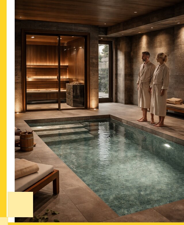 Сауна с большим бассейном в Стрежевом от 1223400 р. ЭриданСтж