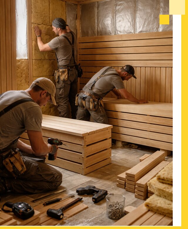 Профессиональное строительство саун под ключ в Стрежевом